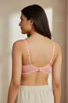 Zivame Maternity Padded Non Wired 3/4th Coverage Nursing Bra - Peach Pearl — thumbnail 3
